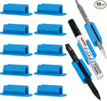10 PCS Pen Holder for Desk, Adhesive Pen Holder for Classroom Clipboard by ZFbuhuo