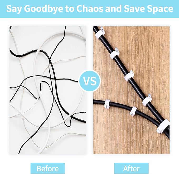 Abnii Cable Clips, Wire Wall Clips - Image 4
