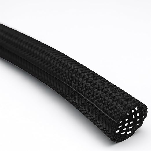 Electriduct 1.25" Hook Self Closing Sleeve Braid Wrap Around Sleeving Flame by Electriduct