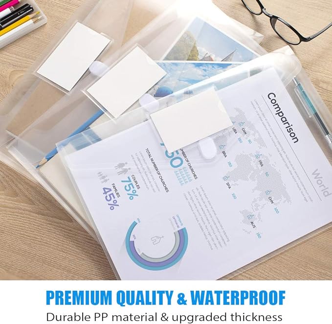 Sooez 24 Pack Plastic Envelopes Poly Envelopes - Image 5
