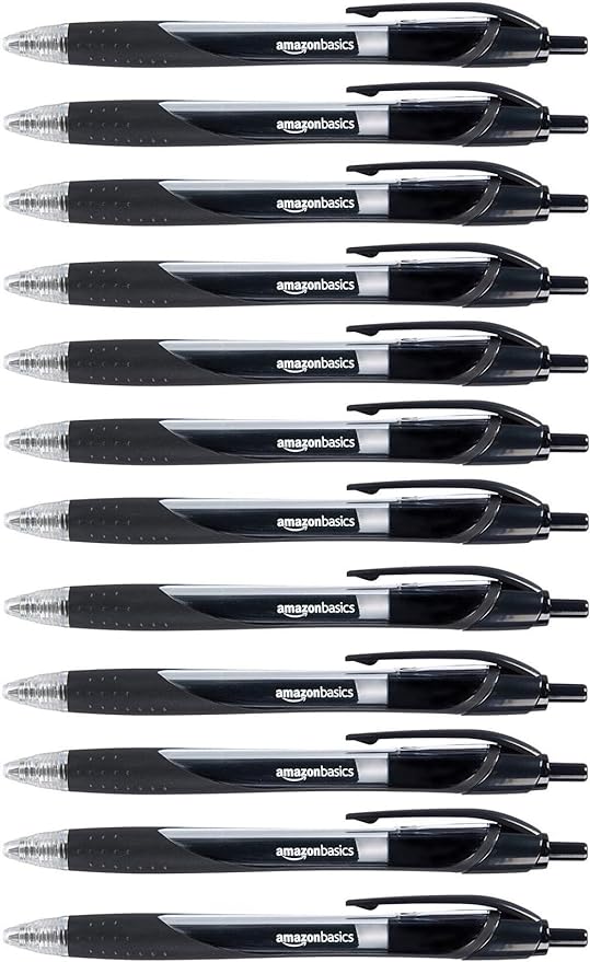 Amazon Basics Retractable Gel Ink Pens by AmazonBasics