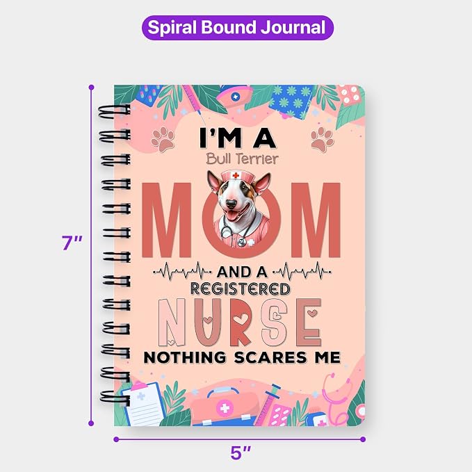 Ninety3POD I'm a Bull Terrier Mom and a Registered Nurse Nothing Scares Me - Image 5