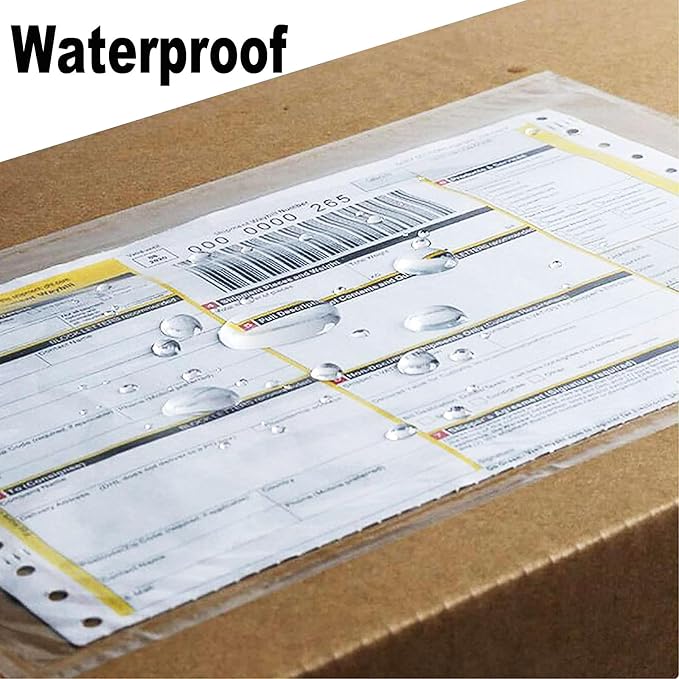 100 Pack-6x9 Shipping Envelopes, Packing List Mailing Envelopes Clear Adhesive - Image 6