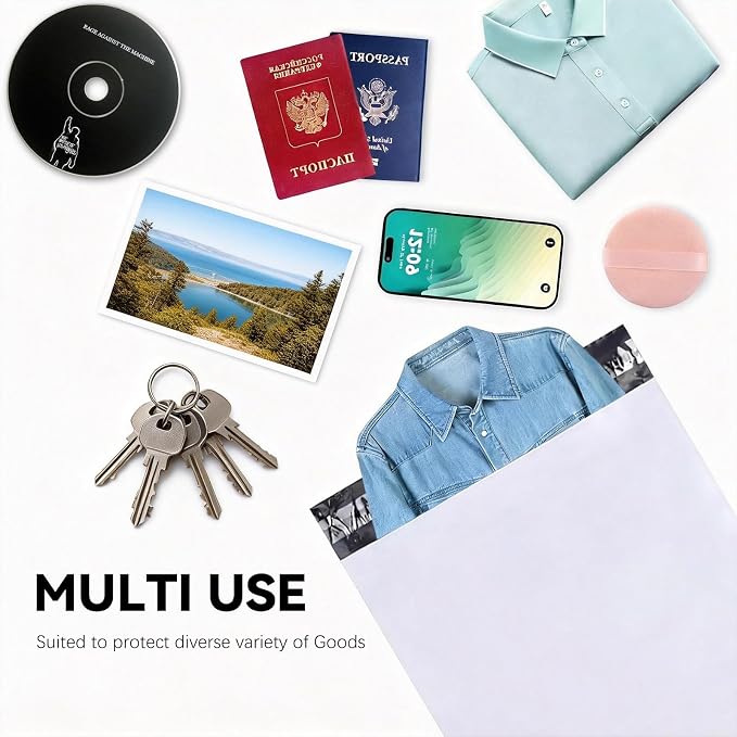 10"x13" Poly Mailers，White Shipping and Envelope Bags Pack of 30 - Image 5