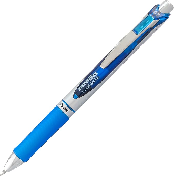 Pentel EnerGel Deluxe RTX Retractable Liquid Gel Pen, Metal Tip, 2 Pack - Image 2