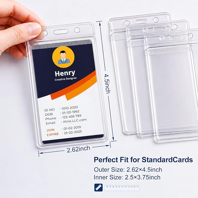 600 Pack ID Badge Holder - Image 2