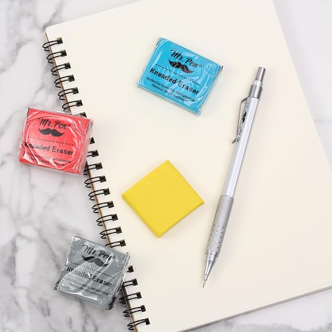 Mr. Pen- Kneaded Erasers, 1.4"x1.37", 32 Pack, Colorful | Soft Moldable Art - Image 5