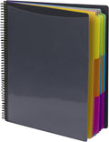 Smead 24 Pocket Poly Project Organizer, 1/3-Cut Tab, Letter Size by SMEAD
