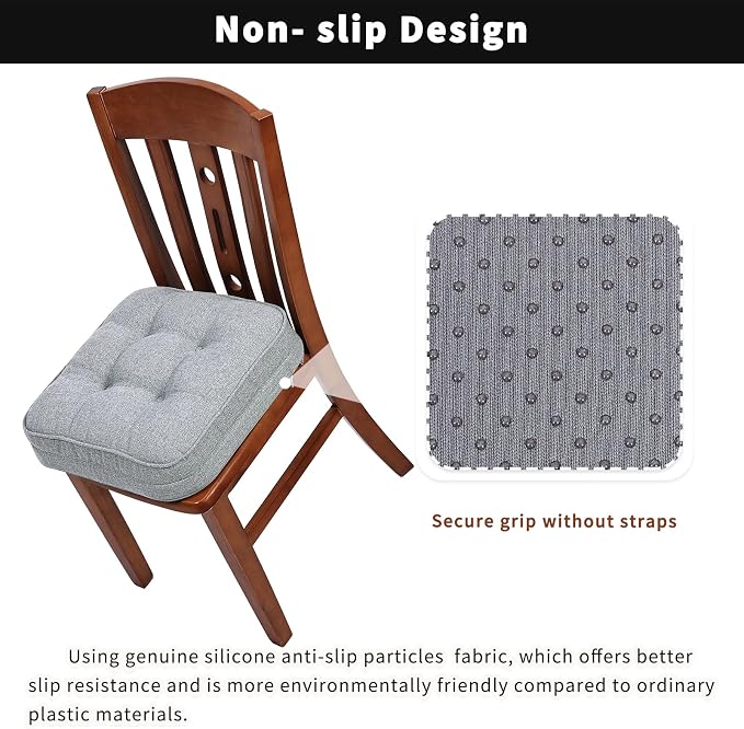 GOFORIT Memory Foam Seat Cushion，Kitchen Chair Cushions - Image 4
