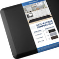 KitchenClouds Kitchen Mat Cushioned Anti Fatigue Rug 17.3"x60" Water Resistant by KitchenClouds