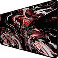 Large Extended Mouse Pad with Stitched Edges, Durable Non-Slip Natural Rubber by Hsmienk