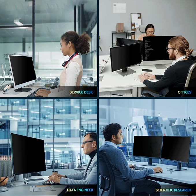 Peslv 22 Inch Privacy Screen for Computer Monitor 16:10 Aspect Ratio, Eye - Image 7