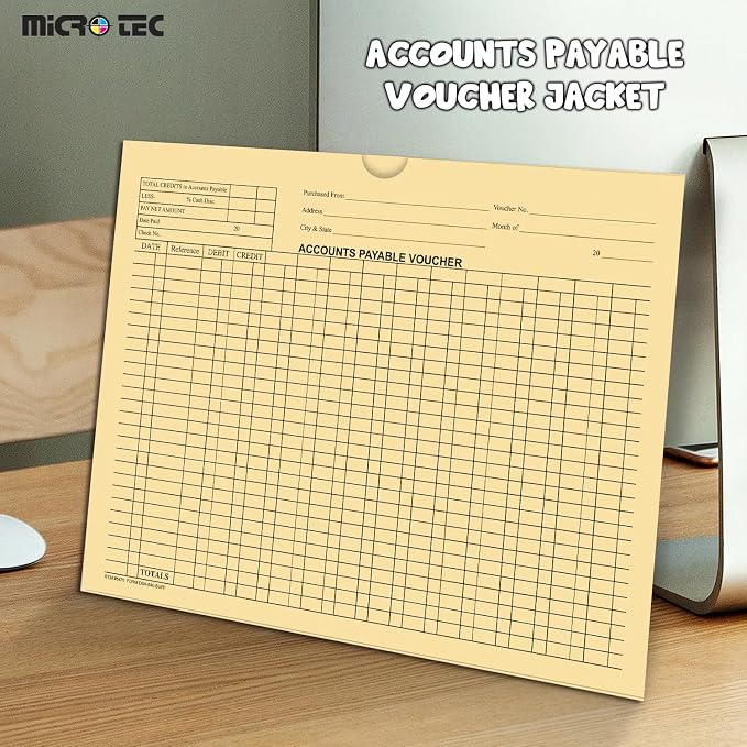 Accounts Payable Voucher Envelopes General Accounting, Lavender 100 Pack | 9x12 - Image 3