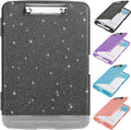 SFLHHDM Glitter Clipboard with Storage, Plastic Storage Clipboard with Pen by SFLHHDM