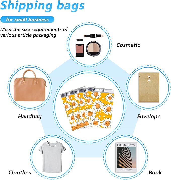 100 Pcs 10x13 Inch Poly Mailer, Waterproof & Tear-Resistant Shipping Bags - Image 7