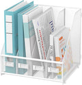 SUPEASY Magazine File Holder, Binder Holder Metal Desk Organizer by SUPEASY