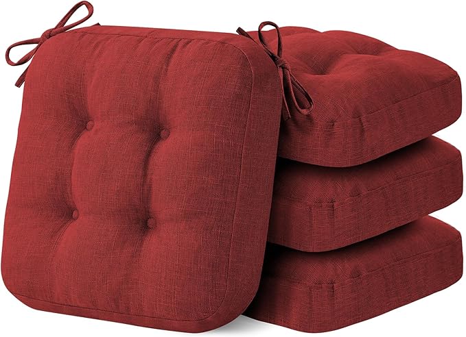 IASEAHK Chair Cushions for Dining Chairs, Dining Chair Cushions, Tufted Indoor by IASEAHK