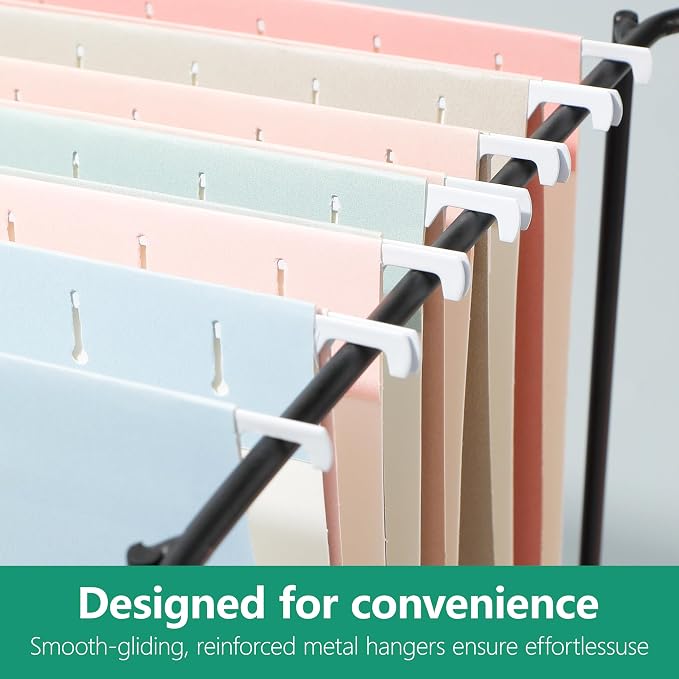pmybupo Hanging File Folders, 25 Pack Pink Folders, Reinforced Hang Folders - Image 5