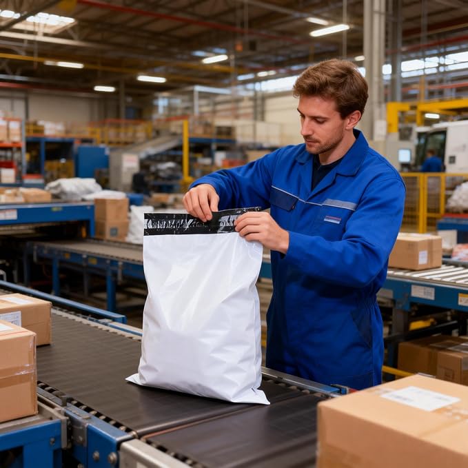 6"x9" Poly Mailers，White Shipping and Envelope Bags Pack of 100 - Image 7
