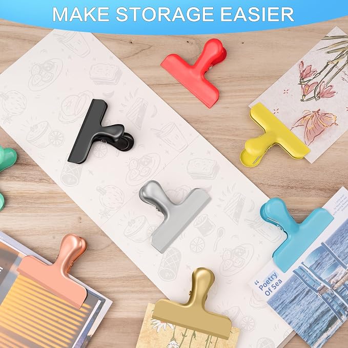 24 Pack Chip Clips, Stainless Steel Bag Clips - Image 4