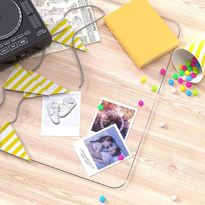 Oterri Clear Writing Desk Pad, 14’’x30” Heat Resistant Waterproof PVC Round - Image 6