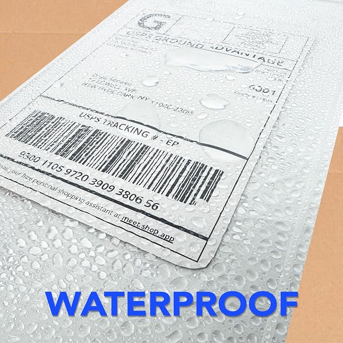 100 Count 7" x 10" Shipping Label Envelopes, Top Loading - Image 4