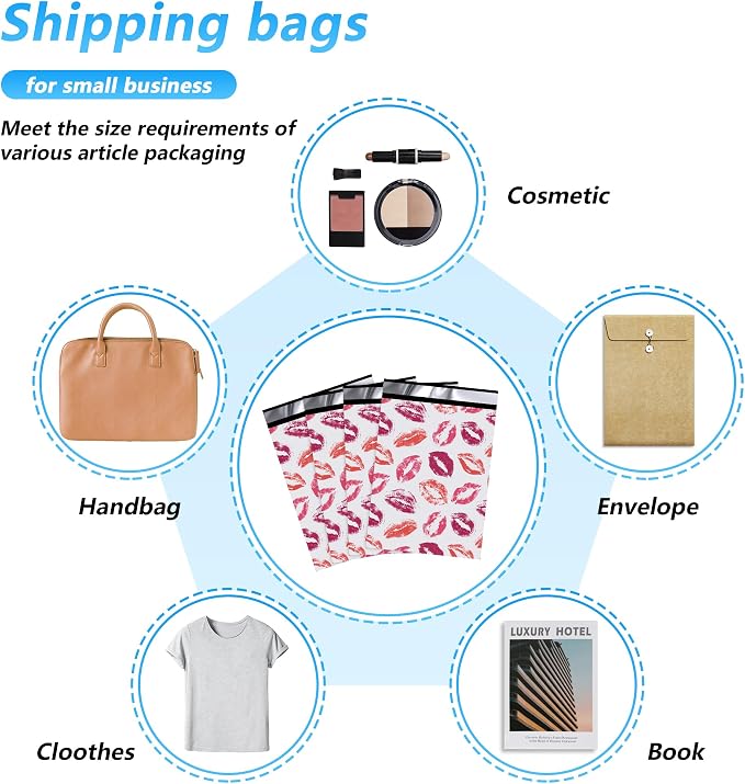 Poly Mailer 14.5x19 Inch 50 Pcs, Waterproof and Tear-Resistant Shipping Bags - Image 7