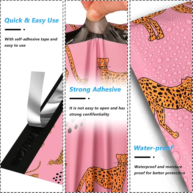 Poly Mailer - 12x15.5 Inch, 50 Waterproof, Tear-Resistant Shipping Bags - Image 3