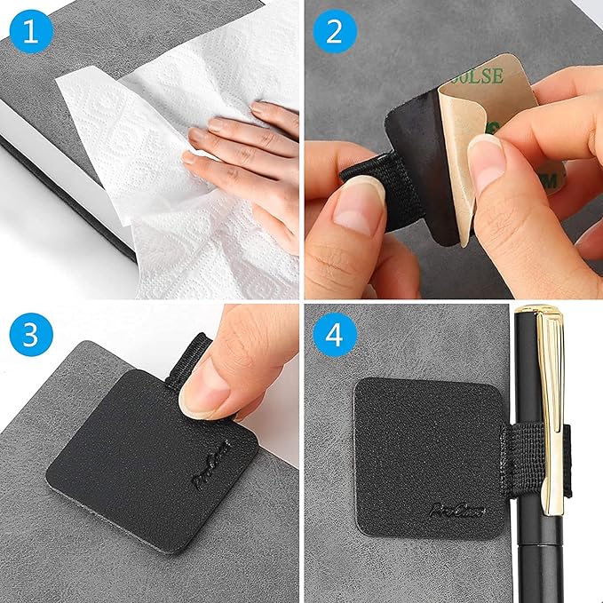 ProCase Pen Loop Holder for Notebooks Journals Planners Tablet Case, Self - Image 2