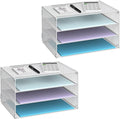 DALTACK 3 Tier Letter Tray Paper Organizer by DALTACK