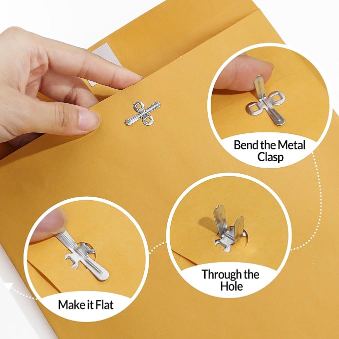 SUNEE Envelops, 6x9 Brown Kraft Envelopes - Image 4