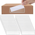 Meanplan 1 Pcs Label Holder Self Adhesive Clear Pocket 3x1 Inch Plastic Shelf by Meanplan