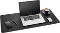 Gallaway Leather Desk Mat, Office Writing Desk Pad, Large 36" x 17" Black by GallawayLeather