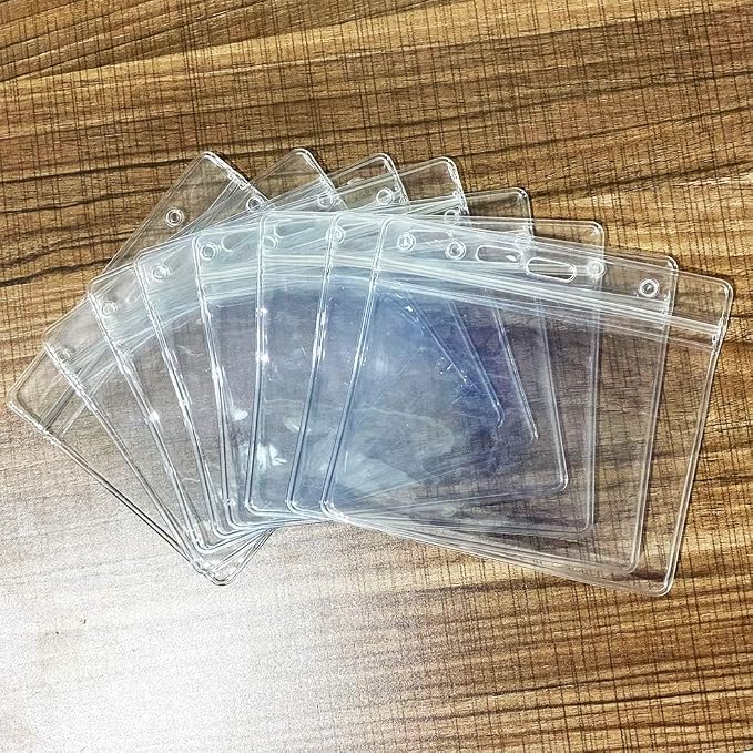Extra Thick Horizontal ID Card Name Tag Badge Holder - Image 4