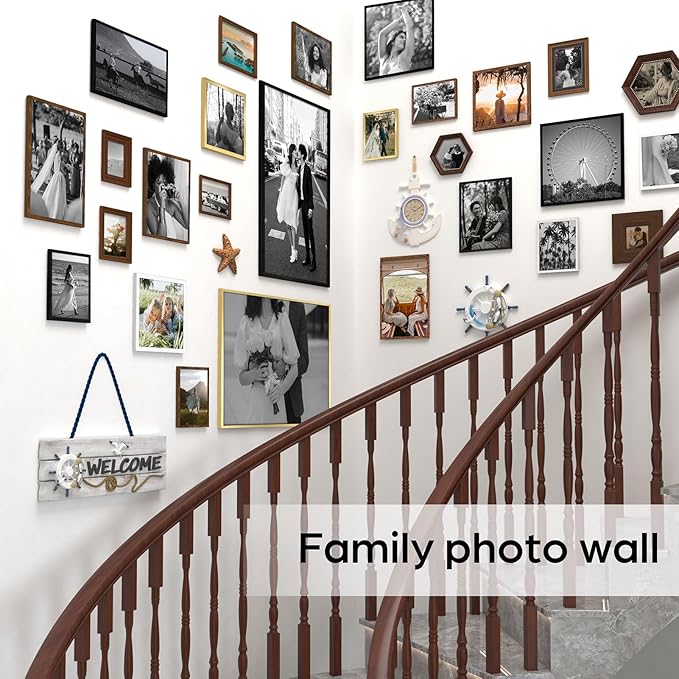 Giftgarden 5x7 Picture Frame Silver Set of 12 - Image 6