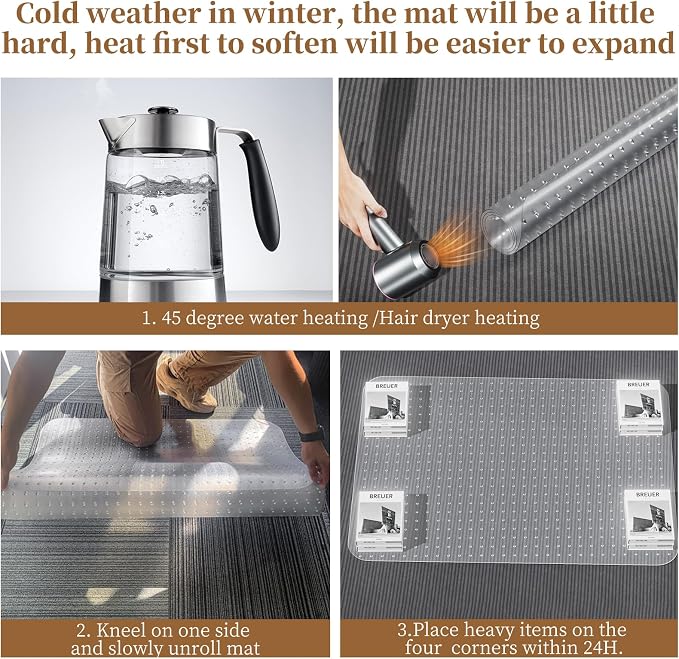 36" X 48" X 0.09" Office Chair Mat - Image 7