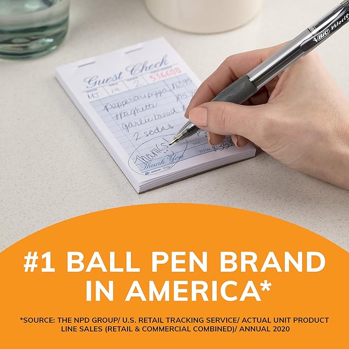 BIC Glide Bold Blue Ballpoint Pens, Bold Point, 36-Count Pack, Retractable - Image 6