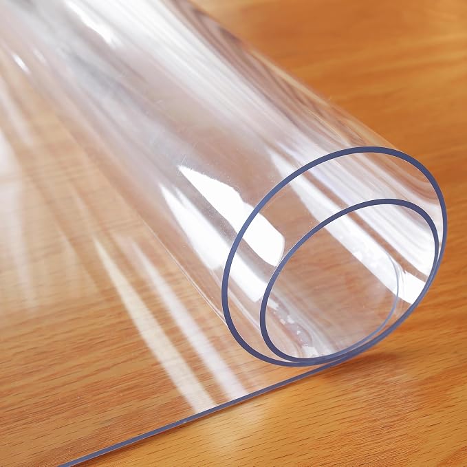 OstepDecor Clear Table Cover Protector 18 x 30 Inch, 1.5mm Thick Plastic Table - Image 8