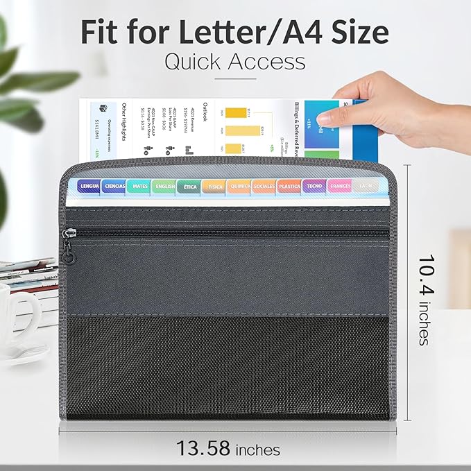 Sooez Accordion File Organizer - Image 3