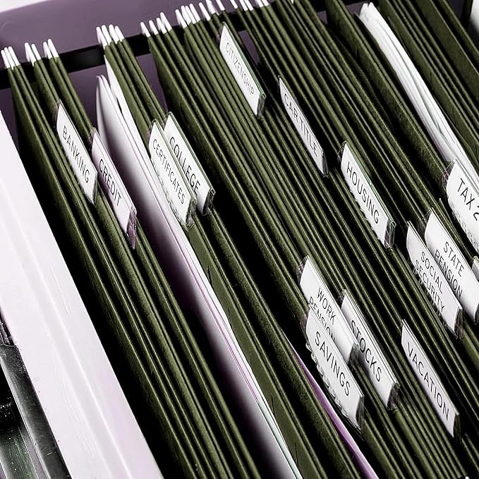 Hanging File Folders, RAZCC 60 Pack Reinforced Hanging Folders Letter Size - Image 7
