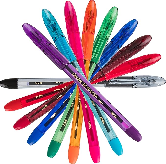 Pentel RSVP Ballpoint Pen, Medium Line - Image 5