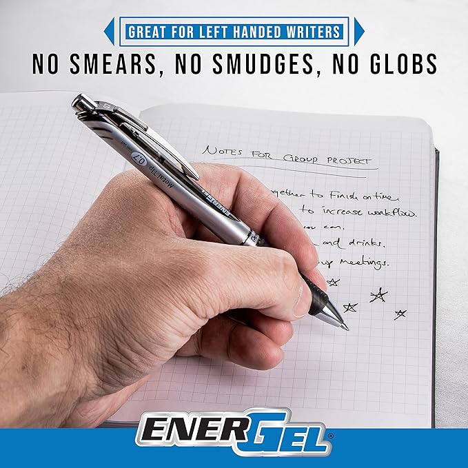 Pentel EnerGel RTX Retractable Liquid Gel Pen, Change Expressions Pack - Image 3
