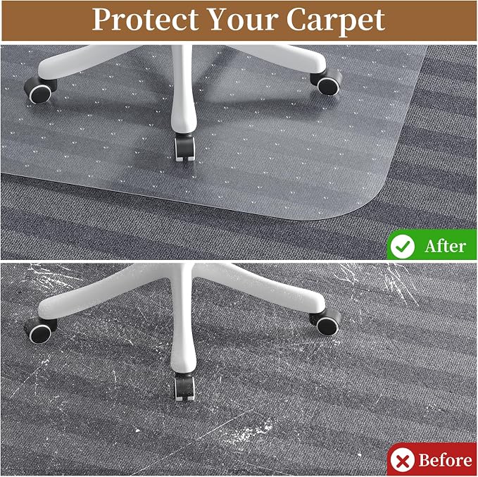36" X 48" X 0.09" Office Chair Mat - Image 2