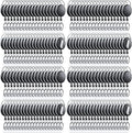 Honoson 270 Pcs Heavy Duty Retractable Badge Reels Batch ID Badge Holder by Honoson