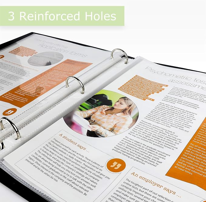 Performore 150 Sheet Protectors, 8.5 X 11 Inch Clear - Image 6