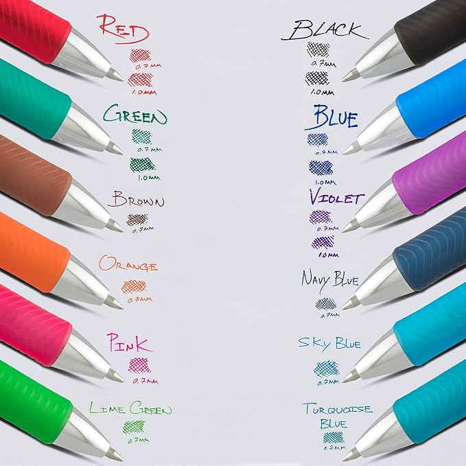 Pentel EnerGel Deluxe RTX Retractable Liquid Gel Pen, Metal Tip - Image 6
